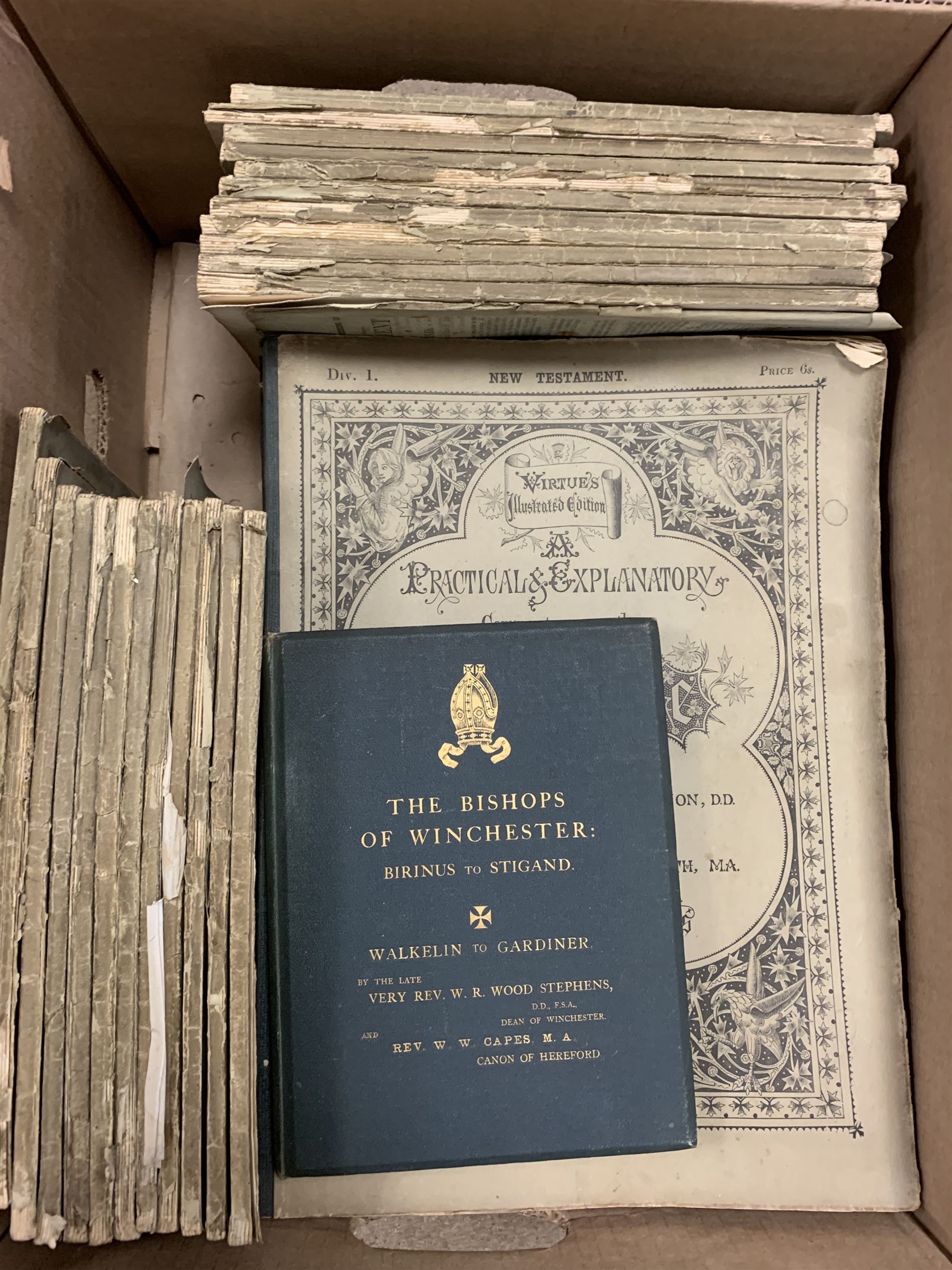 Three boxes of miscellaneous books.