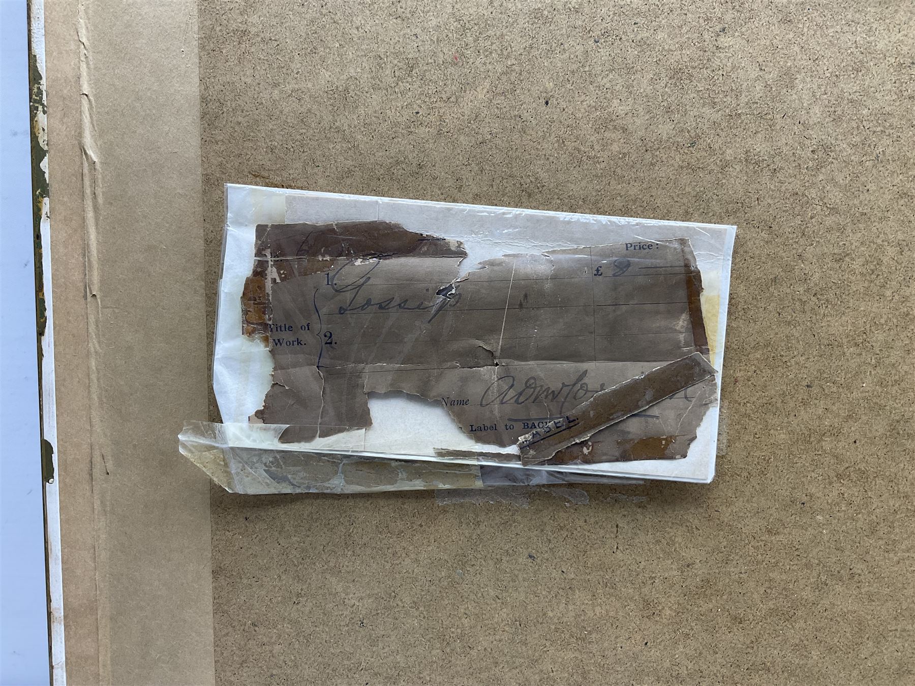 Arthur David McCormick (Irish 1860-1943): 'Gossip', watercolour and pencil unsigned, original title label verso 36cm x 47cm 
Provenance: David Duggleby Ltd 23rd June 2017 Lot 235