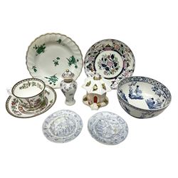 Mid 18th century Chelsea plate with gold