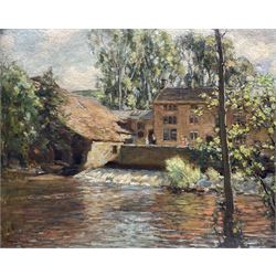 Frederick (Fred) Stead (British 1863-1940): Ripley Mill - Killinghall near Harrogate, oil ...