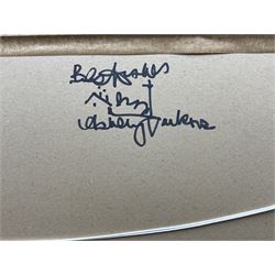 Ashley Jackson (Northern British 1940-): Dales Cottages, two limited edition colour prints signed in pencil; three Ashley Jackson signed books max 44cm x 67cm (5)