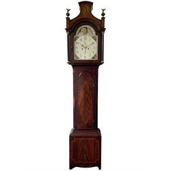 John Bancroft of Scarborough - a fine late George III 8-day mahogany longcase clock, with ...