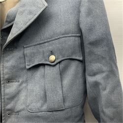 Two air force jackets, together with two helmets and Bamberger Mutzen Industrie German military hat and two others 