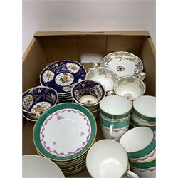 Collection of Victorian tea wares, in one box 