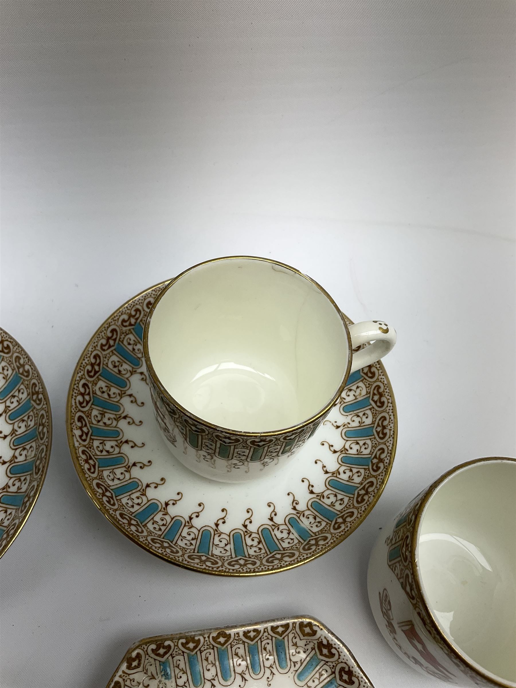 White Star Line, six pieces of porcelain by Stonier & Co. Liverpool