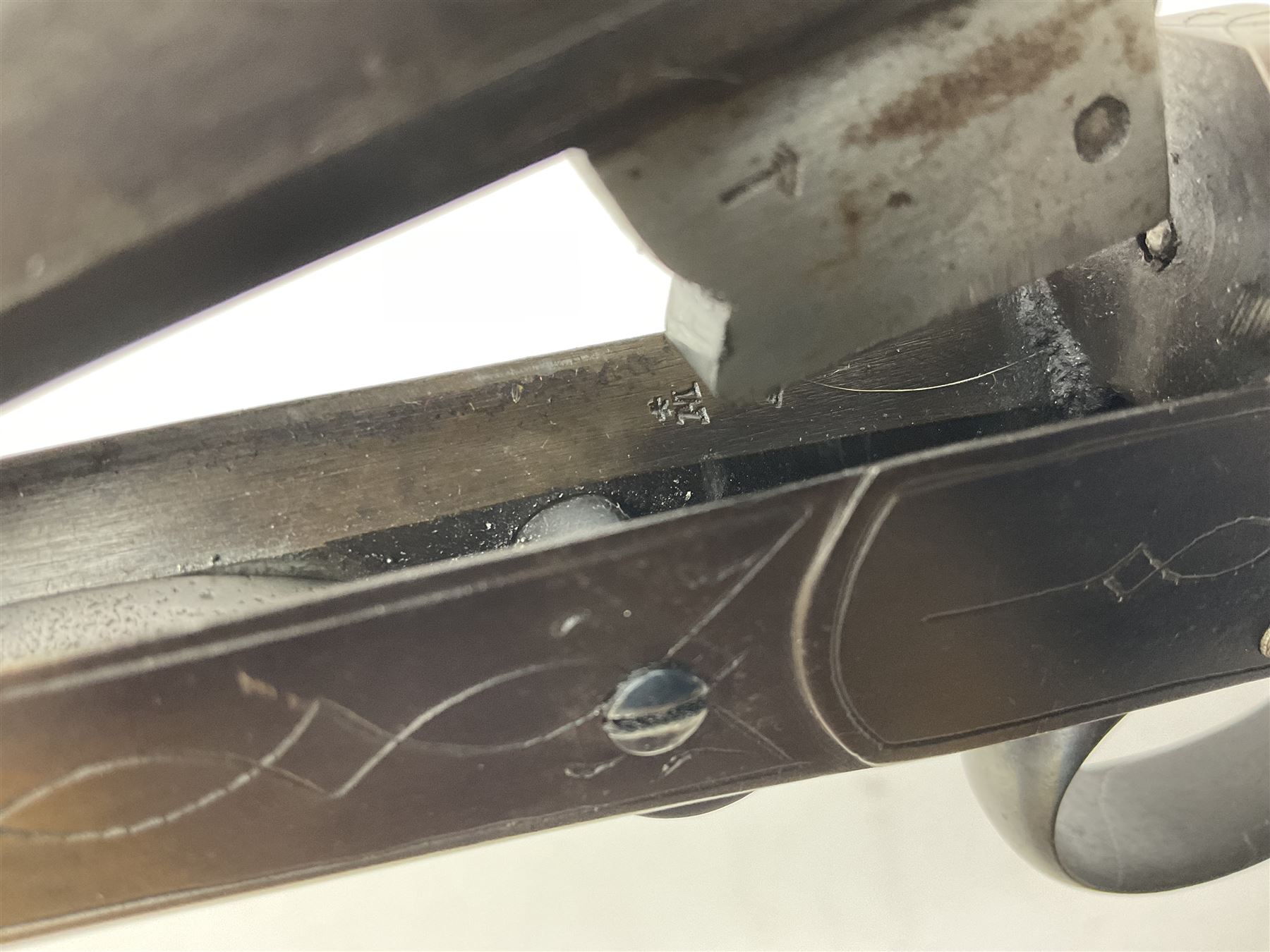 SHOTGUN CERTIFICATE REQUIRED - Belgian .410 folding single barrel hammer shotgun, with 75cm(29.5