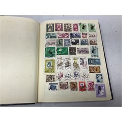 World stamps including Great Britain, New Zealand, Spain, Bulgaria, Monaco, Yemen, Belgium, Russia, Poland etc, housed in three albums