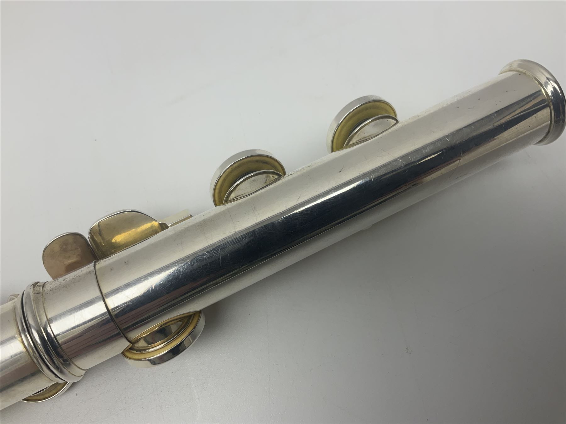 Buffet Crampon & Co Cooper Series II silver plated flute, serial no.020804739; in fitted hard case and outer carrying case