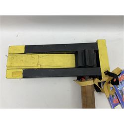 1951 FA Cup final Blackpool V Newcastle United programme, together with a collection of other sporting programmes, mostly Speedway official examples, and a football rattle.