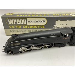 Wrenn '00' gauge - Class A4 4-6-2 locomotive 'Gannet' No.4900 in NE Wartime black; boxed with instructions.