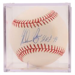 Five signed Rawlings baseballs, comprising Tom Glavine with HOF 2014 inscription, Mike Piazza, Sandy Koufax, Tom Seaver with HOF '92 inscription and Nolan Ryan with HOF '99 inscription, together with a signed Tampa Bay Devil Rays baseball, with acrylic cases and certificates of authenticity (6)