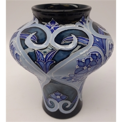  Moorcroft 'Forget Me Not' pattern vase, designed by Kerry Goodwin,  2011, H14cm   