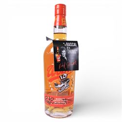 Signed bottle of Rod Stewart edition Wolfie's blended scotch whisky, together with Rod Stewart memorabilia, including first edition of his autobiography, colour photograph and two 7 inch singles, DVD sleeve 'Rod Stewart Live at Royal Albert Hall' signed by both Rod Stewart and Penny Lancaster, framed, tour programmes including 2019 world tour and a collection of Fan Club magazines