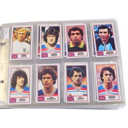 Collection of 1970s and later Football related trading and cigarette cards, including large quantity of 1970s Sun Soccercards, complete set of twenty-four Golden Wonder Football All Stars cards, Fax-Pax Football Greats, complete set of 1988, etc, housed in four albums