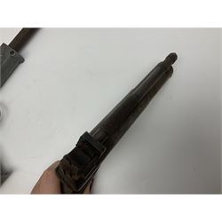 Webley & Scott Premier .177 over lever air pistol, no.2360, with chequered bakelite grip L24cm overall; Diana SP50 .177 plunge barrel air pistol; and T.J. Harrington & Son 'The Gat' .177 plunge barrel air pistol; NB: AGE RESTRICTIONS APPLY TO THE PURCHASE OF THIS LOT (3)