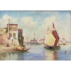 Robert Herdman-Smith (British 1879-1945): 'Basilica di San Pietro di Castello Venice', watercolour signed RHS 25cm x 35cm