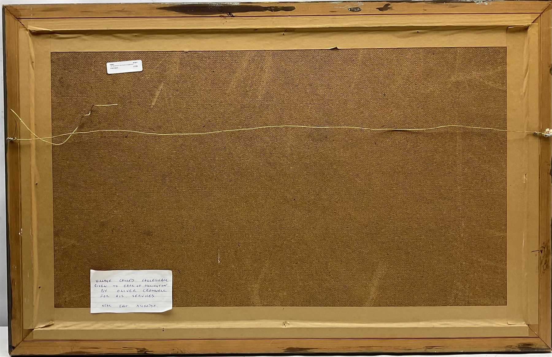 JD Henderson (Scottish 20th century): Eaglesham Hunt, oil on board signed 45cm x 75cm