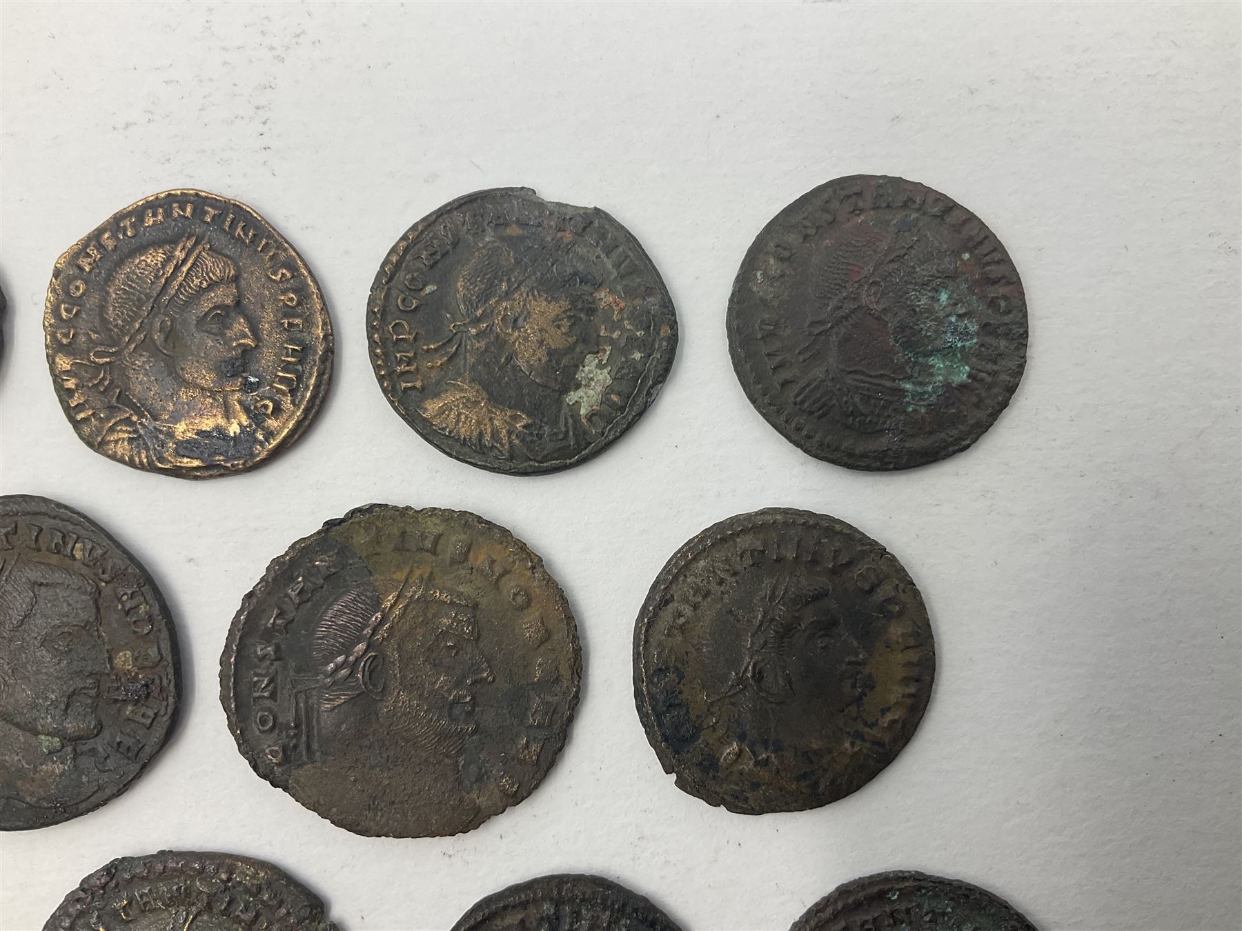 Roman Imperial Coinage, Constantine the Great (AD 306-337) and Constantine II (AD 337-340), twenty assorted bronze folles (20)