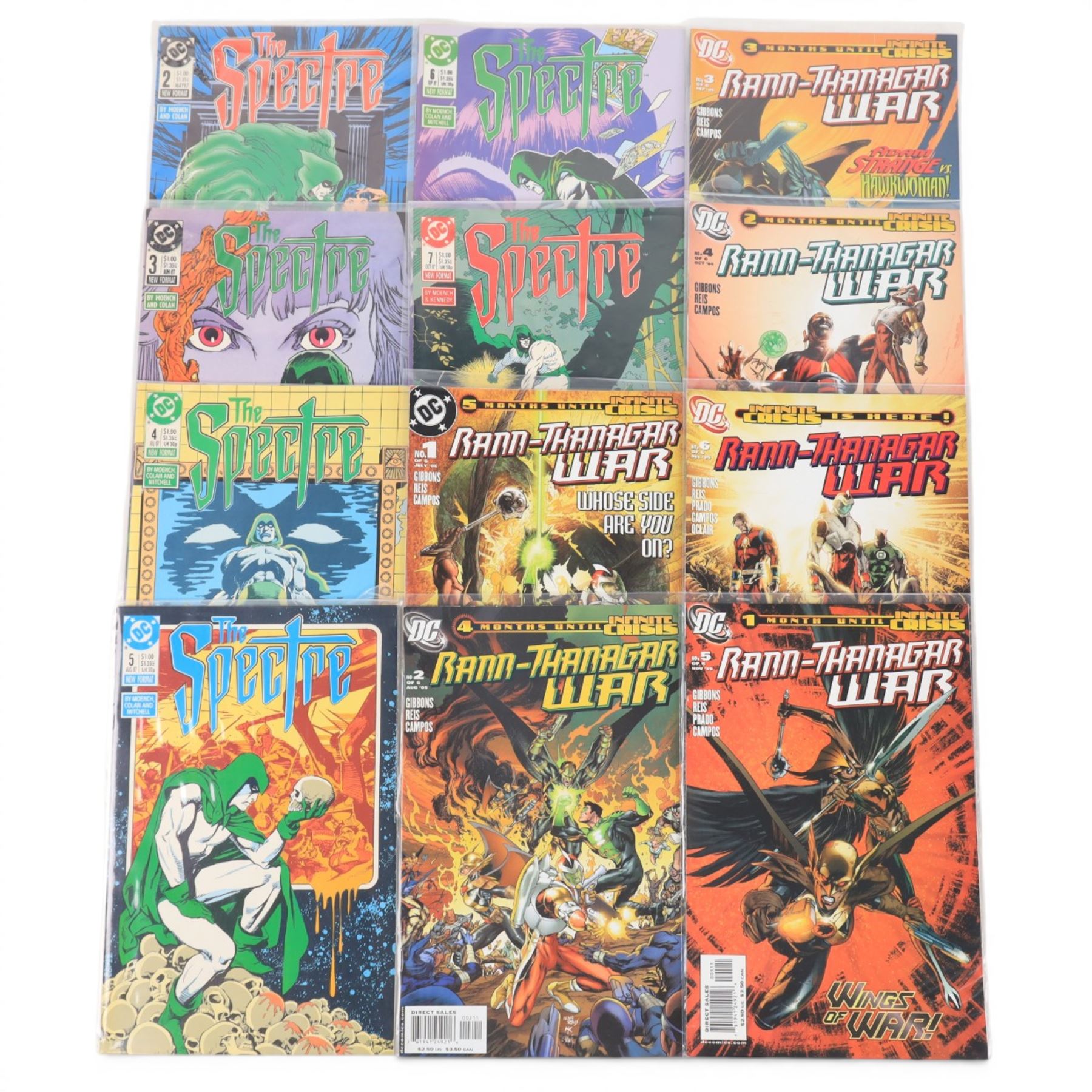 Modern DC comics, titles including The Spectre, Star Trek, Adam Strange and Suicide Squad