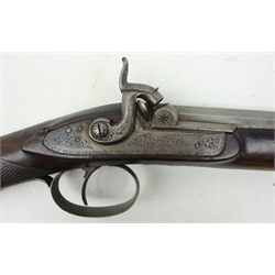  Mid 19th century 19 bore single barrel percussion sporting gun by Sykes of Oxford, 29