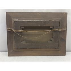 English School (19th/20th century): Rocky Stream, oil on canvas unsigned 25cm x 39cm