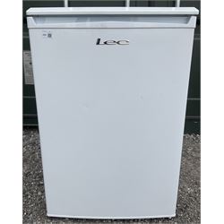  LEC R5517W/S/B, White under counter fridge with Ice Box - THIS LOT IS TO BE COLLECTED BY APPOINTMENT FROM DUGGLEBY STORAGE, GREAT HILL, EASTFIELD, SCARBOROUGH, YO11 3TX