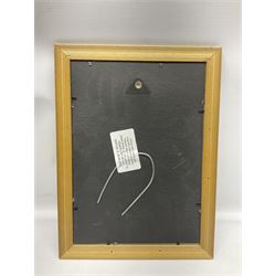  Full Set of Wade Natwest Pigs to include cousin Wesley, with an additional baby and framed leaflet 