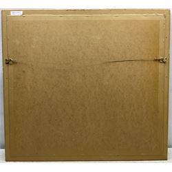 Eric Battista (French 1933-): 'Regatta Trieux Brittany France', oil on paper signed, titled verso 43cm x 51cm