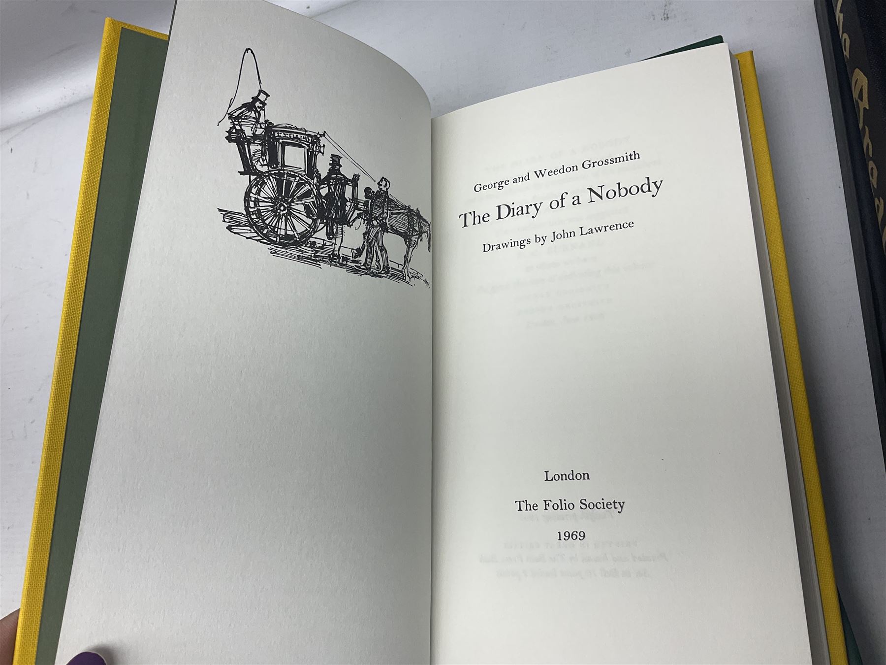 Folio Society; twenty two volumes, to include Wind in the Willows, The Scarlet Pimpernel, The Diary of Nobody, Jude the Obscure, The Great Plague etc 