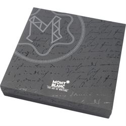 Montblanc Meisterstuck Czar Nikolai I Malachite rollerball pen, with malachite lid and solid silver, stamped 925, gold plated body, together with original signed certificate and polythene cloth, in original box with a Montblanc leather case