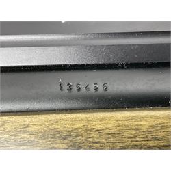 Air Arms S400F Carbine bolt-action .22 multishot air rifle, pump-up action, adjustable trigger, fitted with sound moderator and Nikko Stirling Mountmaster 3-9 x 50 telescopic sight, complete with stirrup type pump, pressure gauge etc, serial no.135456, L106cm; in gun sling