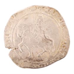 Charles I silver half crown coin