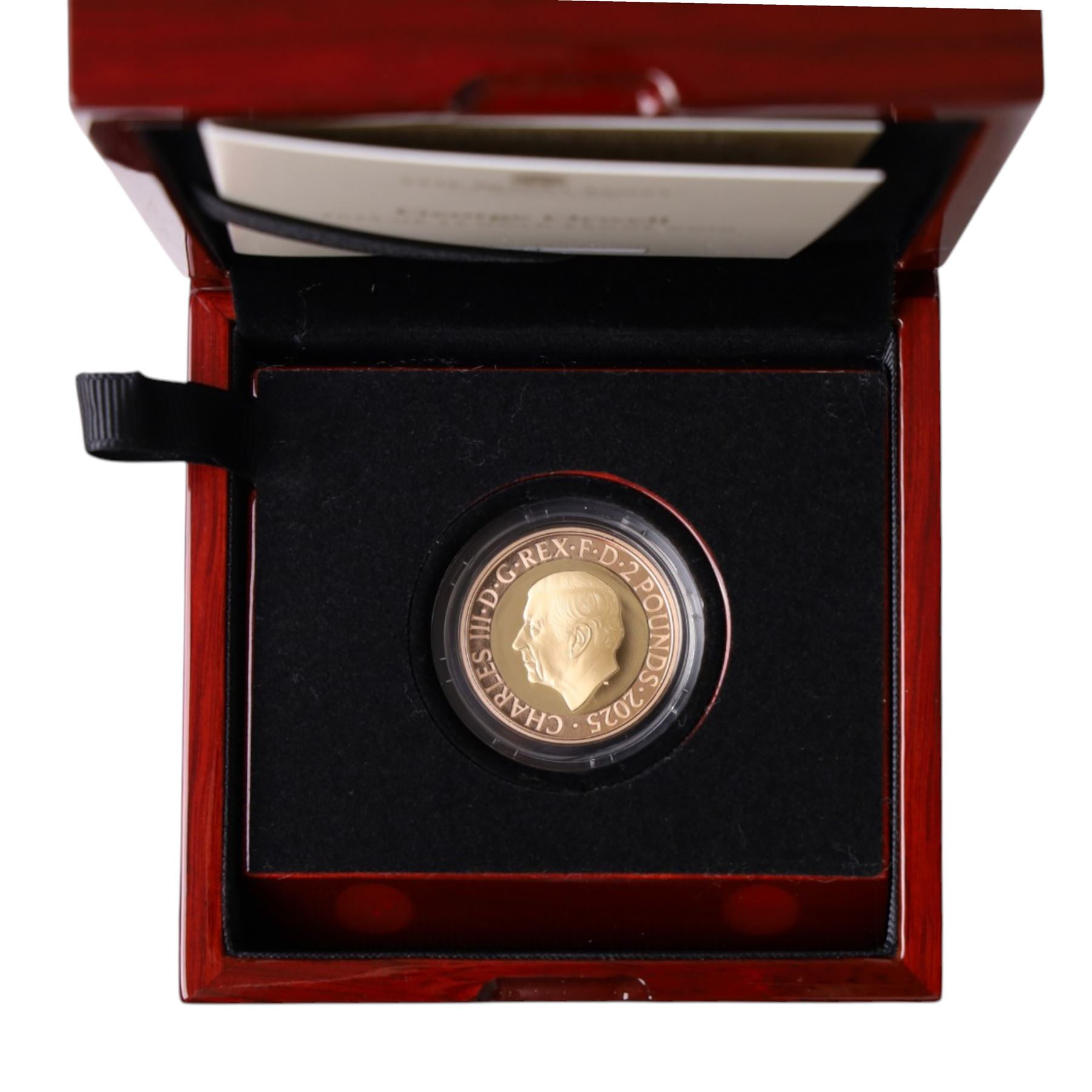 The Royal Mint United Kingdom 2025 'George Orwell' gold proof two pound coin, cased and boxed with certificate