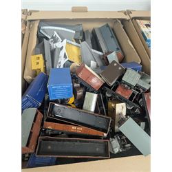 Collection of Hornby Dublo three-rail model railway rolling stock, track and accessories, some boxed