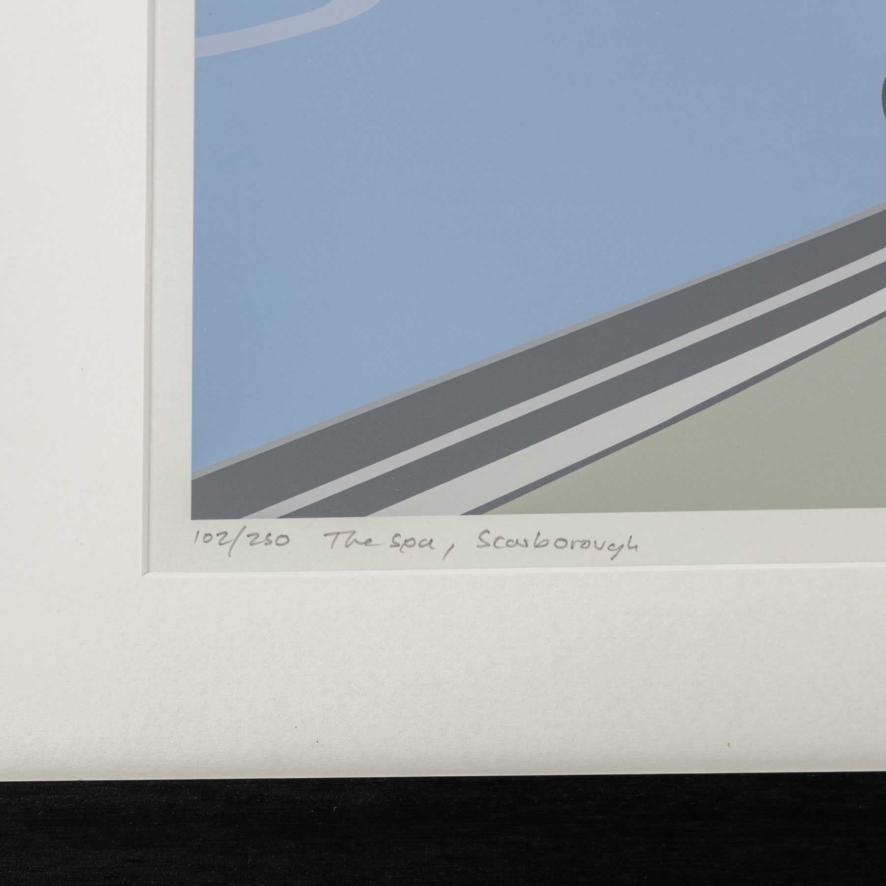 Ian Mitchell (British Contemporary): 'The Spa - Scarborough', limited edition digital lithograph signed titled and numbered 102/250 in pencil 29.5cm x 41.5cm