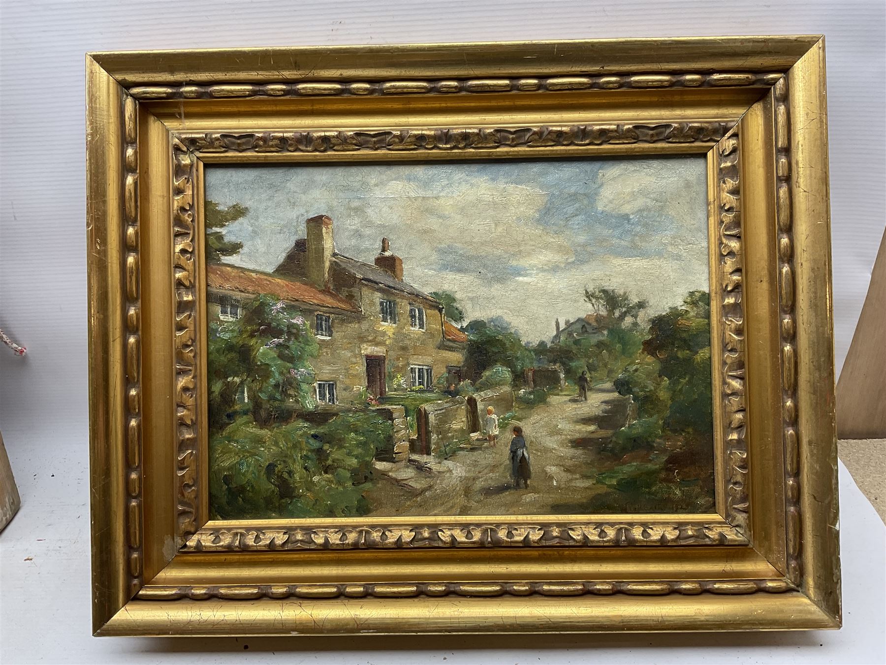 William Greaves (British 1852-1938): English Homestead and Countryside Scenes, two oils on canvas signed max 29cm x 39cm (2)