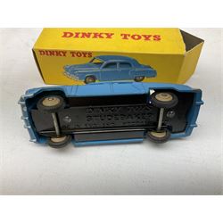 Dinky - four die-cast models comprising Massey-Harris Tractor No.300; Plymouth Plaza No.178; De Soto Fireflite Sedan No.192; and Studebaker Land Cruiser No.172; all boxed (4)