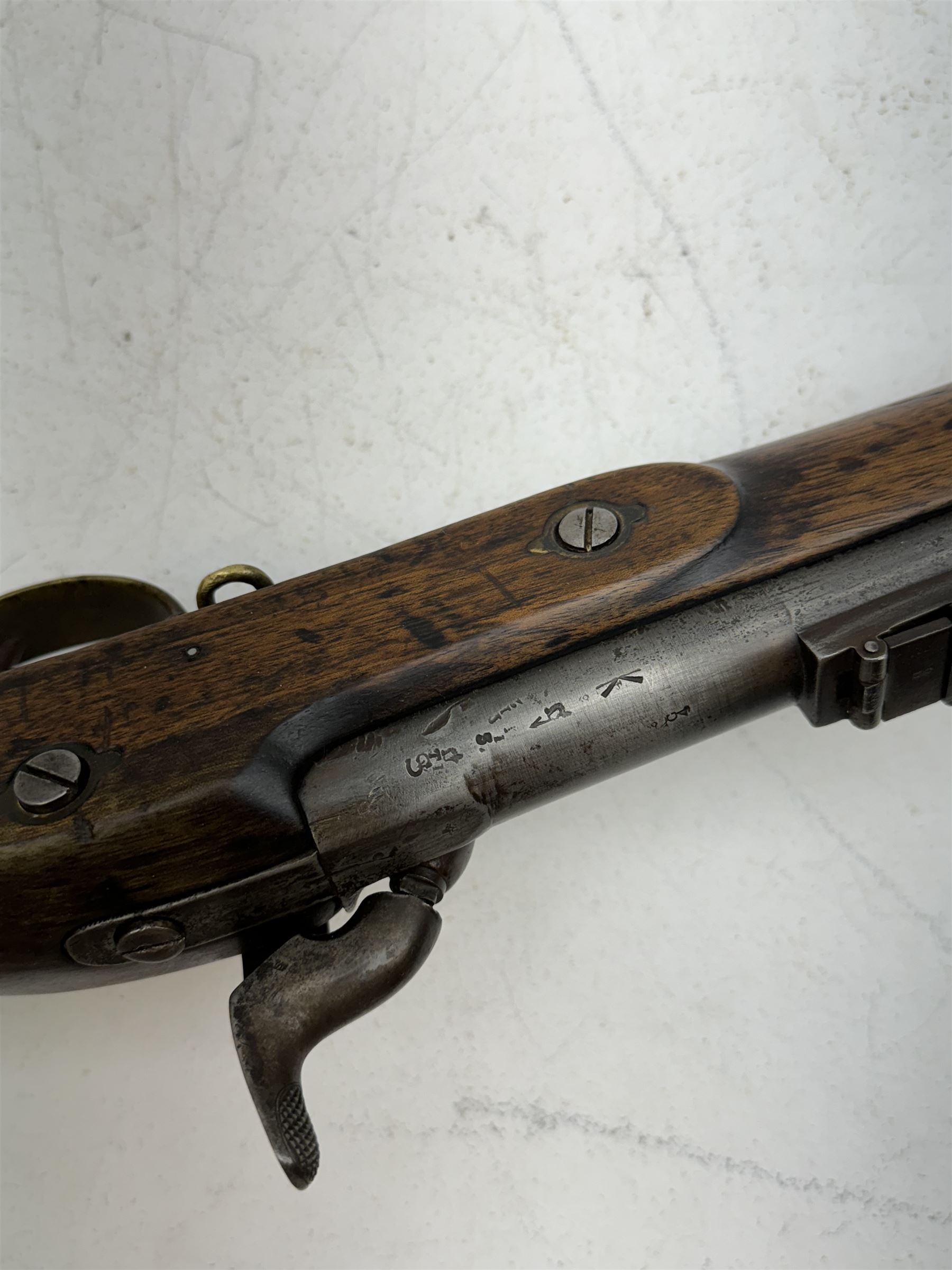 Volunteer percussion P53 type rifle, 94cm (37