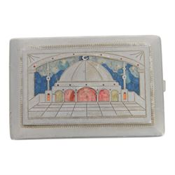 Two WWII North African campaign Prisoner-of-War-work cigarette cases, made with materials salvaged from aircraft wrecks, L13cm 