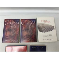 Collection of first edition books, to include John Boyne; The Boy in the Striped Pyjamas, limited edition 910/1000, singed by author, Jasper Fforde; The Eyre Affair, signed by author, Mark Haddon; The Curious Incident of the Dog in the Night-time , D.A.Stern; The Blair Witch Project: A Dossier, etc (16)