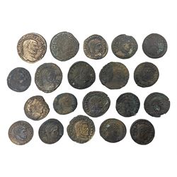 Roman Imperial Coinage, Constantine the Great (AD 306-337) and Constantine II (AD 337-340), twenty assorted bronze folles (20)