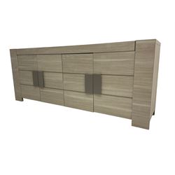 Wayfair Veasley - washed oak finish four door sideboard