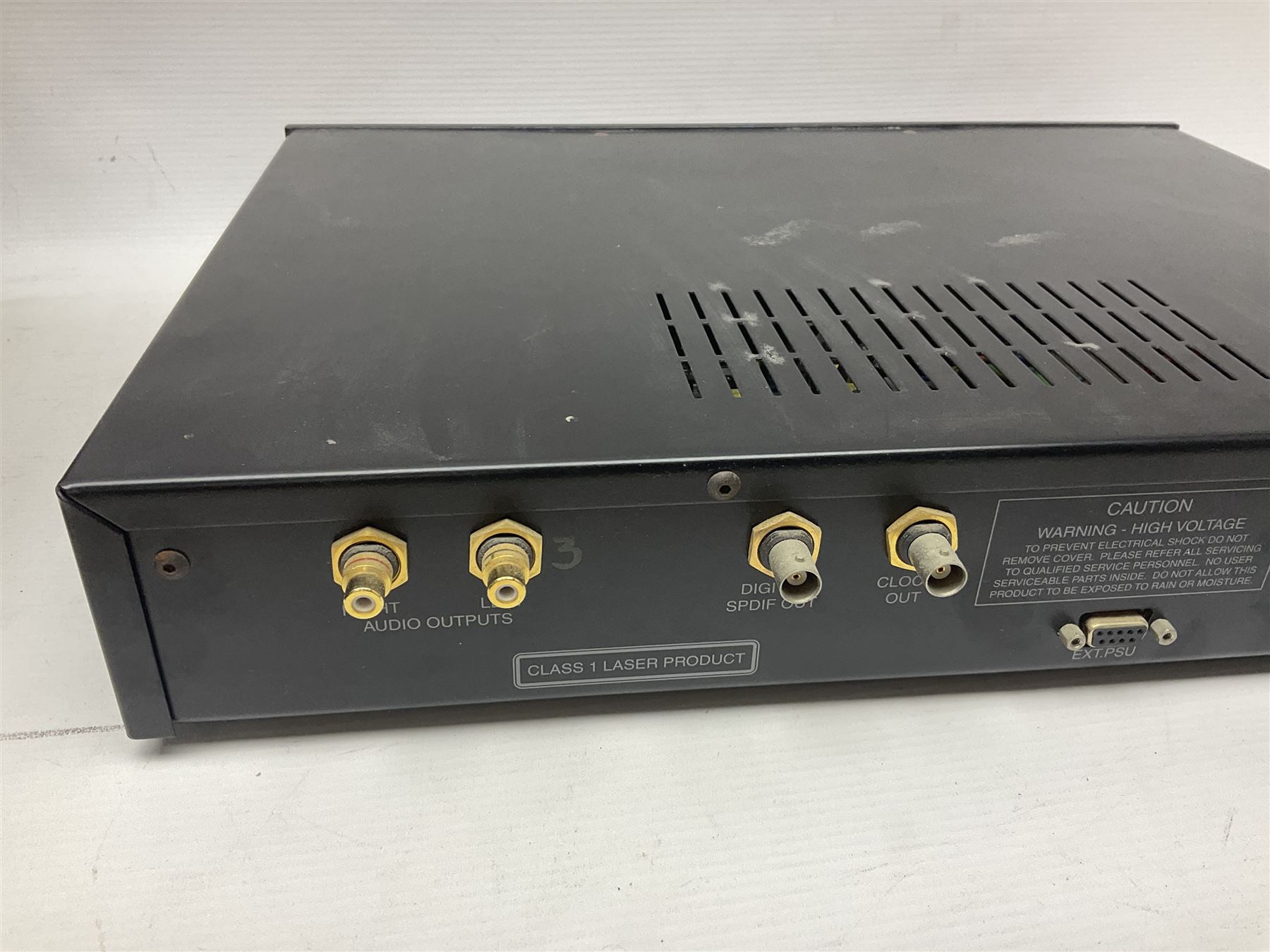 Shearne Audio (John Shearne) system, comprising Phase 7; compact disk system, Phase 6; Pre-Amplifier and two Phase 5; Monoblock Power Amplifier 