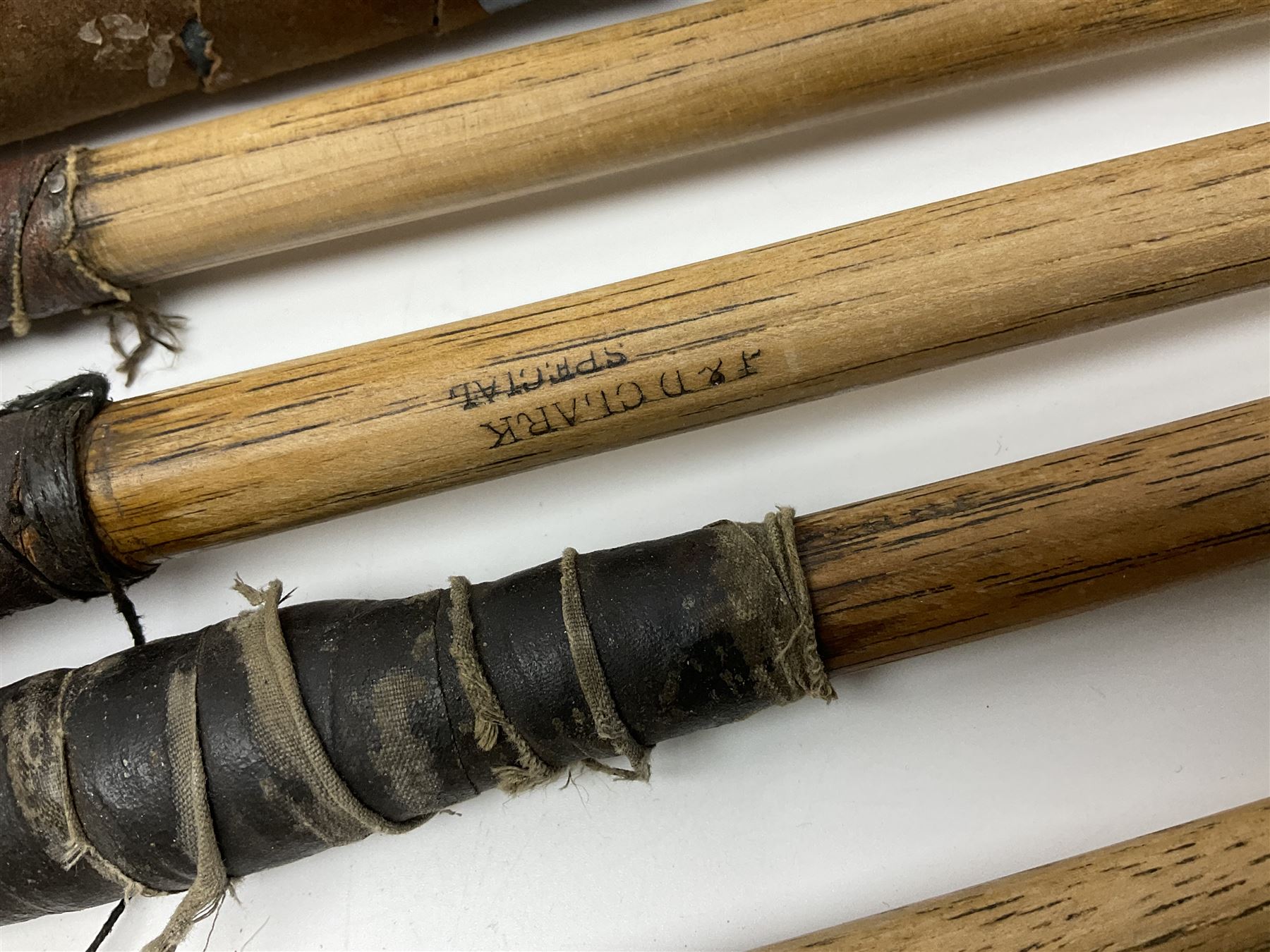 Collection of vintage wooden shaft golf clubs, including J & D Clark,  J Winton, etc (7)