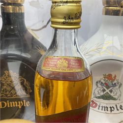 Thirteen bottles of blended Scotch whisky, including Munro`s rare old de luxe scotch whisky, Dimple Whisky, Bell's, etc, various contents and proofs (13)