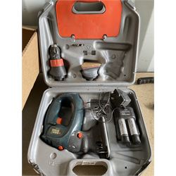Black and Decker multi tool, spanners, oiler, Ryobi drill - THIS LOT IS TO BE COLLECTED BY APPOINTMENT FROM DUGGLEBY STORAGE, GREAT HILL, EASTFIELD, SCARBOROUGH, YO11 3TX