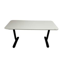 IKEA - contemporary table with white finish top