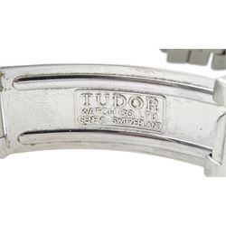 Tudor Prince Oysterdate rotor self-winding gentleman's stainless steel bracelet wristwatch, with blue dial, Ref No. 9080/0, serial No. 817403, circa 1974