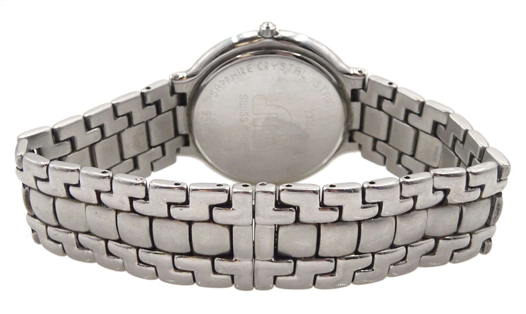 Maurice Lacroix Les Classiques gentleman's stainless steel quartz wristwatch, Ref. 95417, white dial with date aperture at 6