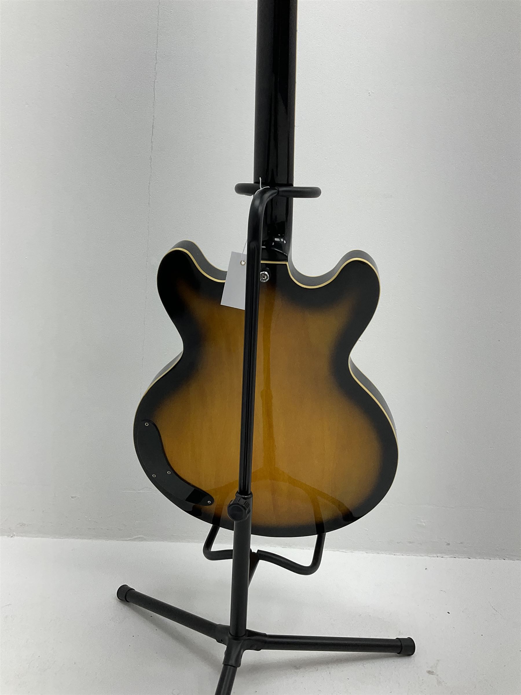 Tanglewood TBS800 'Blue Sound' electric resonator guitar H106cm; in carrying case; with stand and original purchase invoice dated 2009